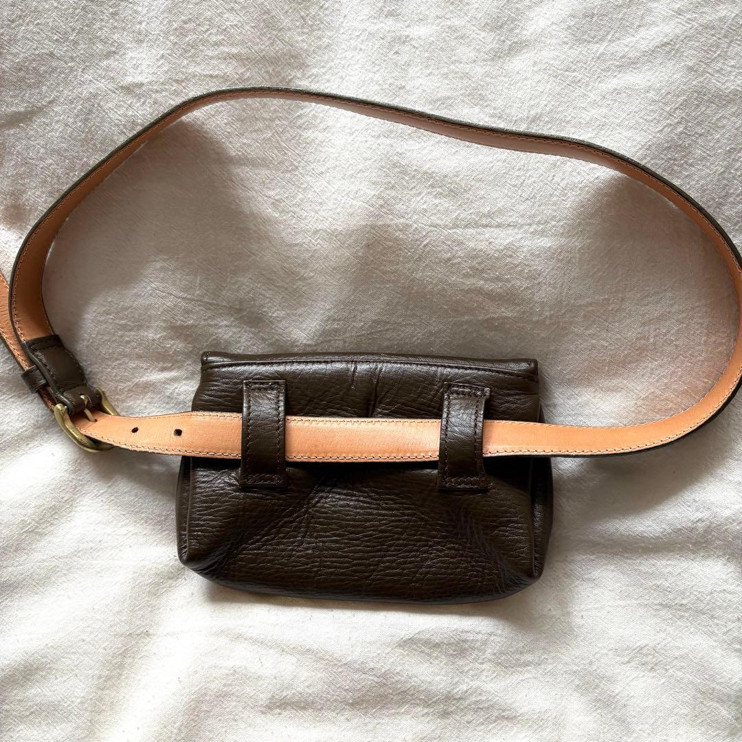 JUN MIKAMI レザーウエストポーチ