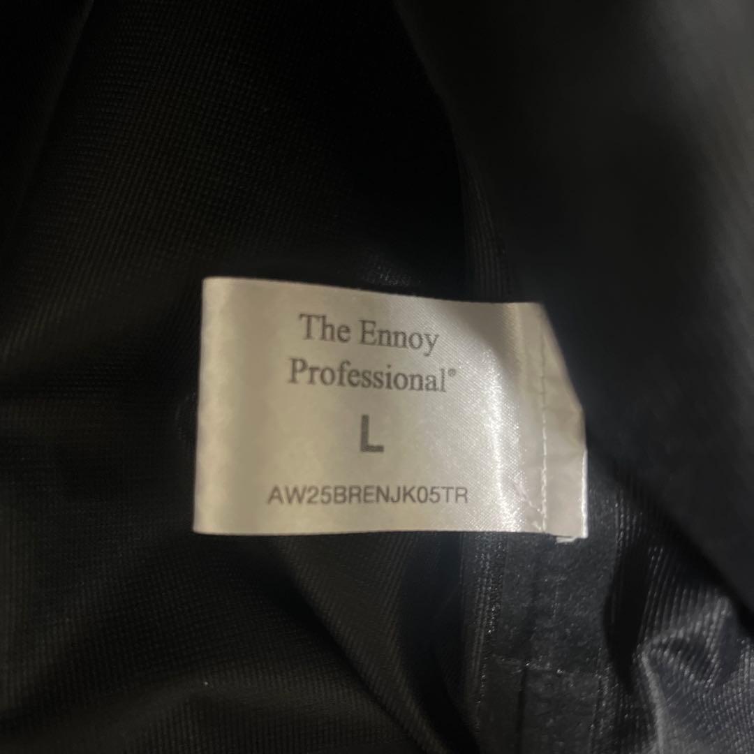 ENNOY 3LAYER SHELL HOODIE (BLACK) サイズL