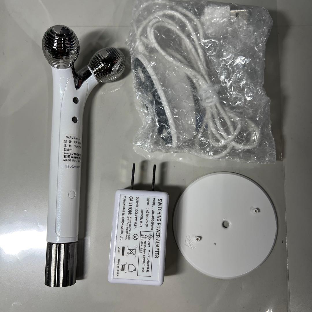 G485 ヤーマン 美顔器 ウェイビー ミニ ローラー EP16W ホワイト