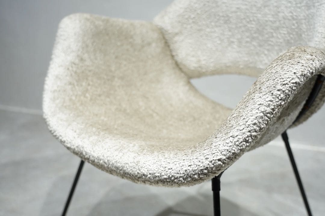 フランス　ビンテージ　アームチェア　60s’ 1人掛け椅子　アイアン