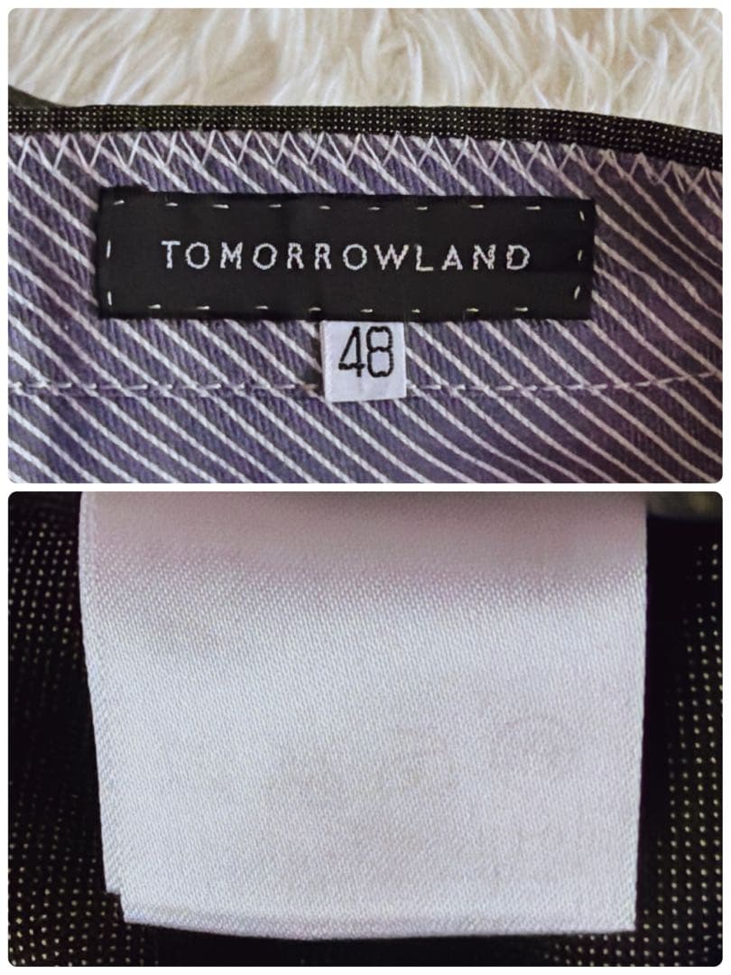 トゥモローランド GUABELLO生地 スーツ セットアップ 24サイズ グレー