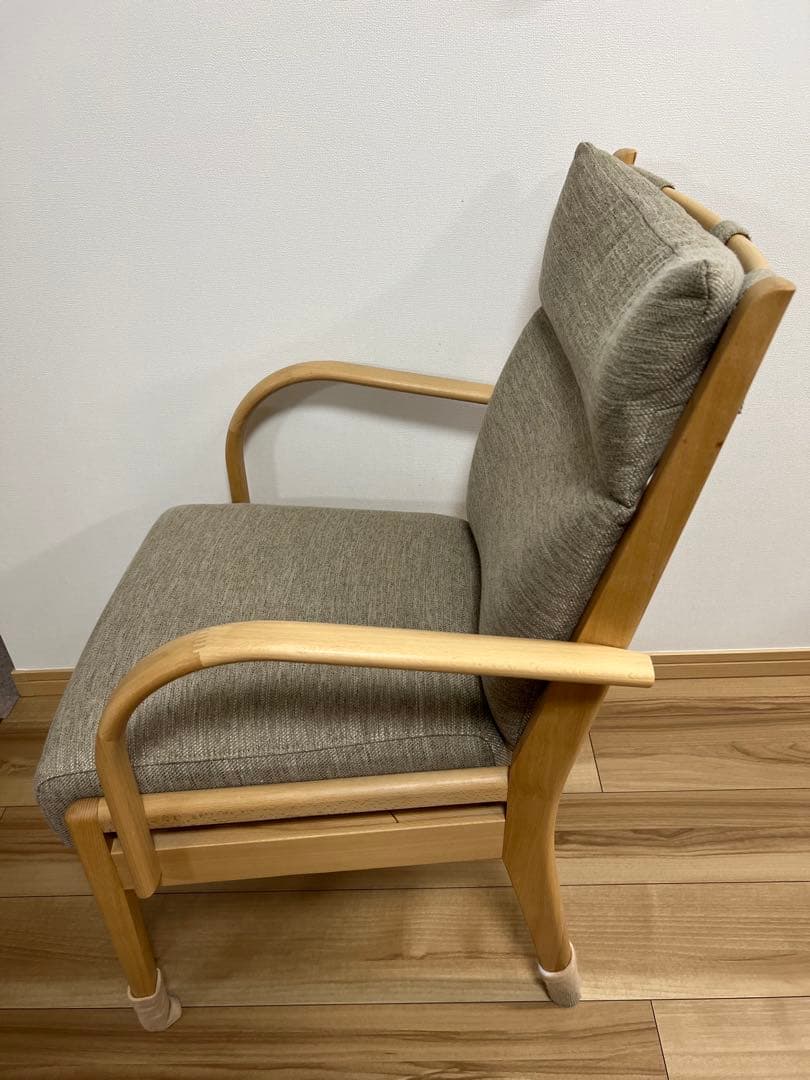 【中古】ニトリ ダイニングチェア NコレクションC-27M肘/DC 1脚1個口②