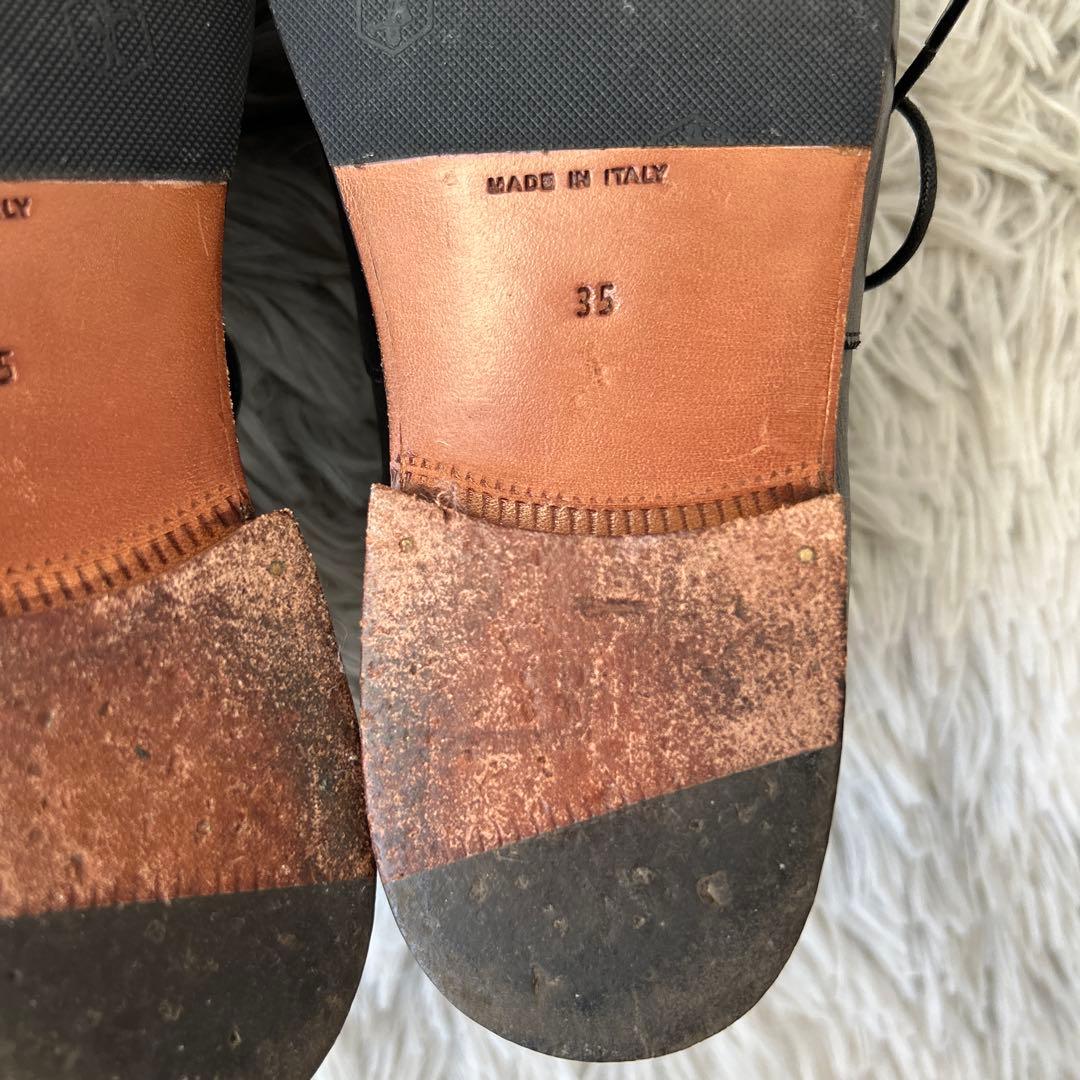 【美品】MARGARET HOWELL プレミアムライン レースアップシューズ