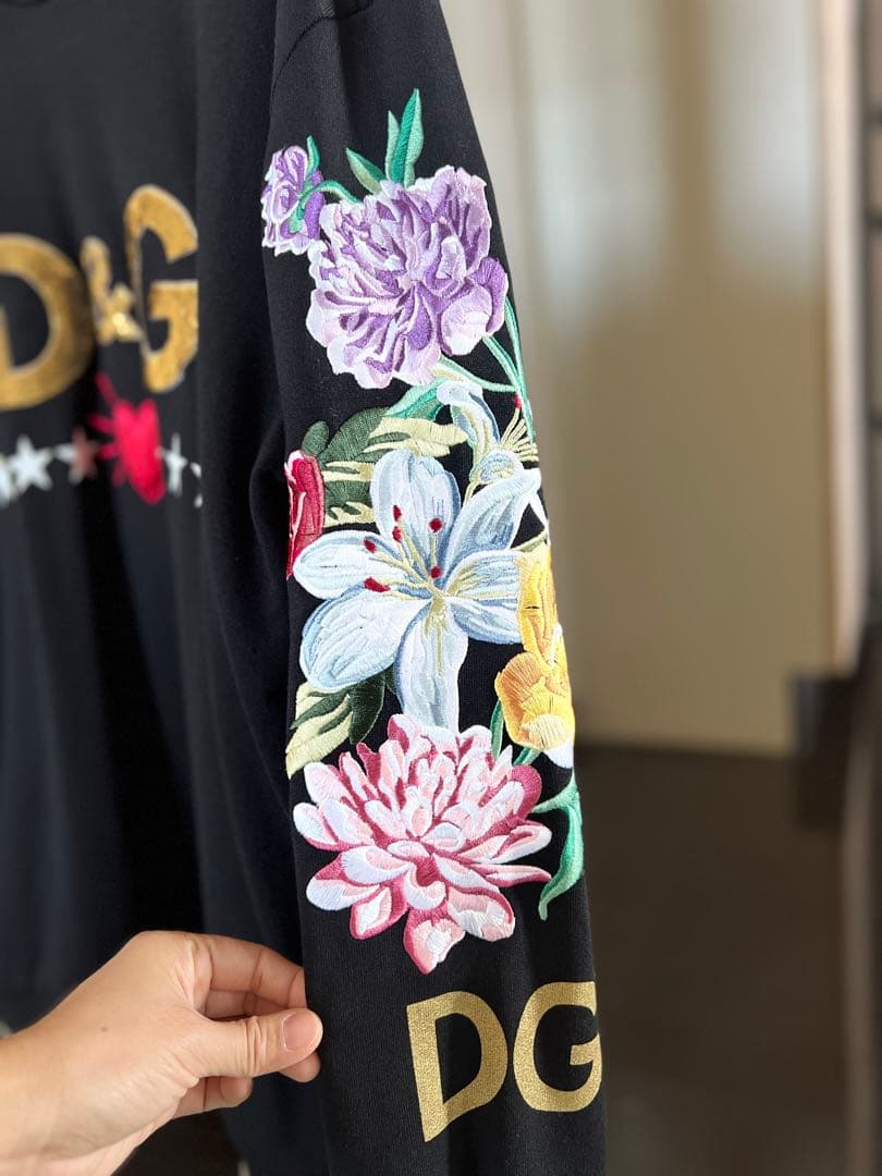 a*い様 D&G ブラック スウェット トレーナー サイズ38