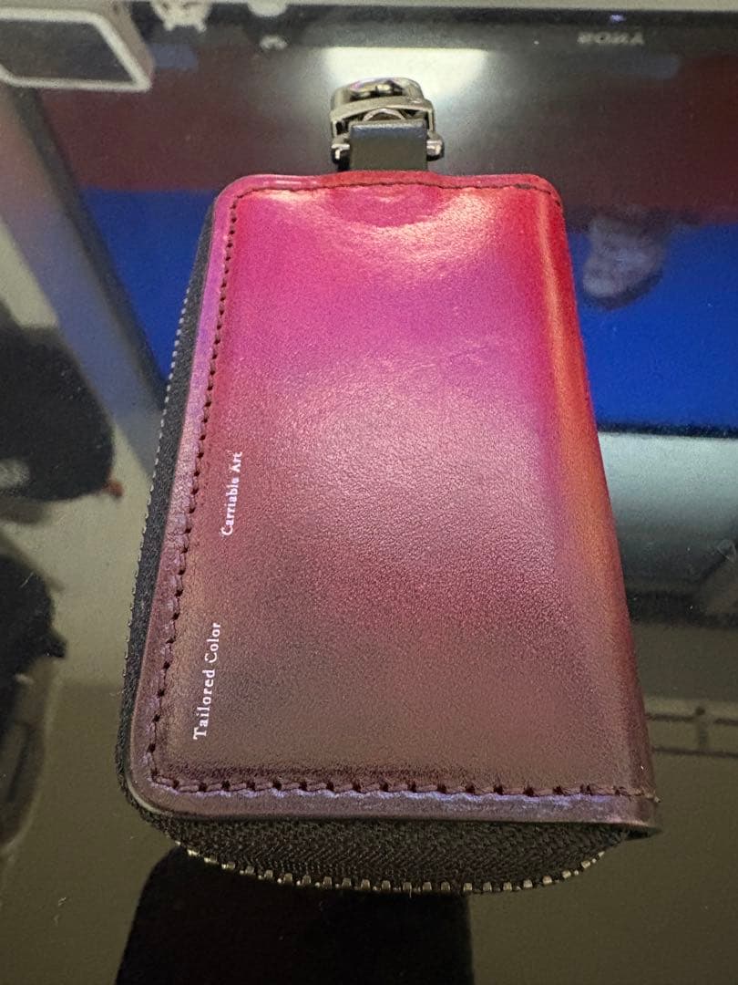 yuhaku スマートキーケース ワインレッド YSC174 先行限定