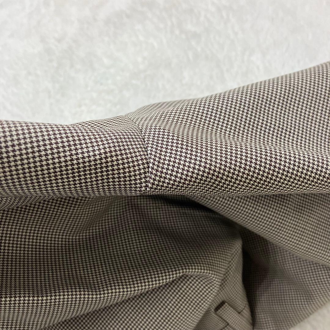 美品✨ユナイテッドアローズ 千鳥柄 ウール100% スーツセットアップ 46 M
