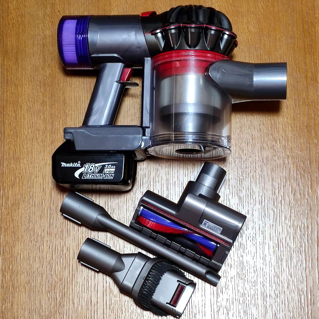 ダイソンV8 SV10K ＋マキタ18vアダプターセット 分解清掃済み 動作品