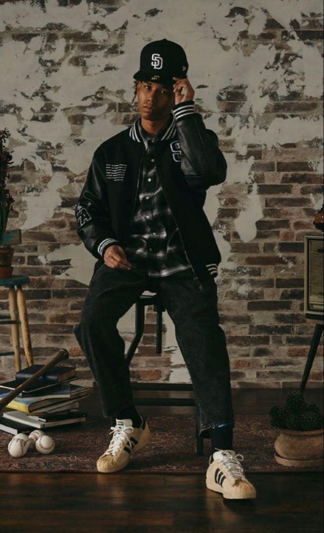 ウィンダンシー xパドレス Varsity Jacket コラボスタジャン