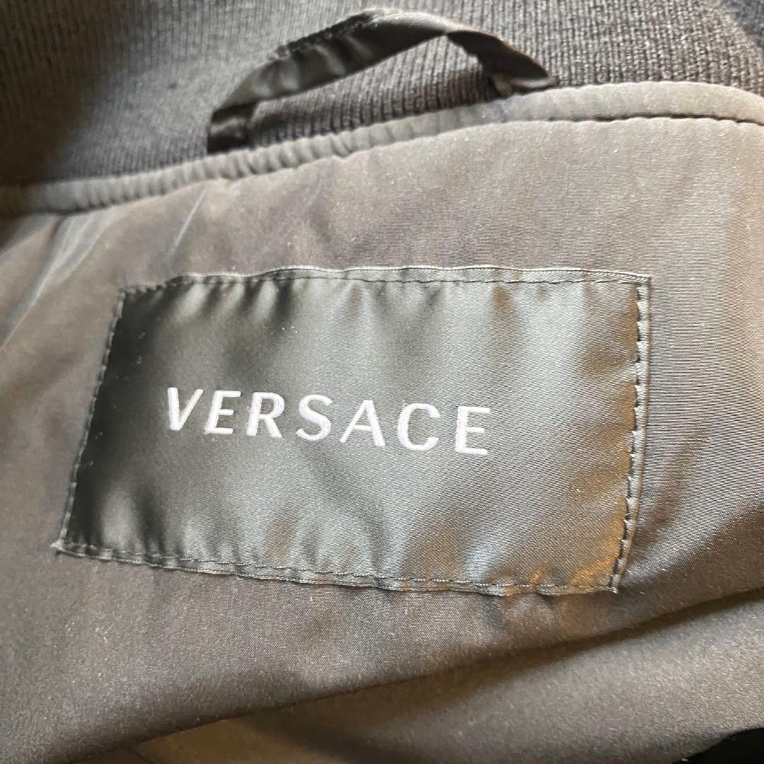 VERSACE ヴェルサーチ ブラック スタジャン ブルゾン 48 M L