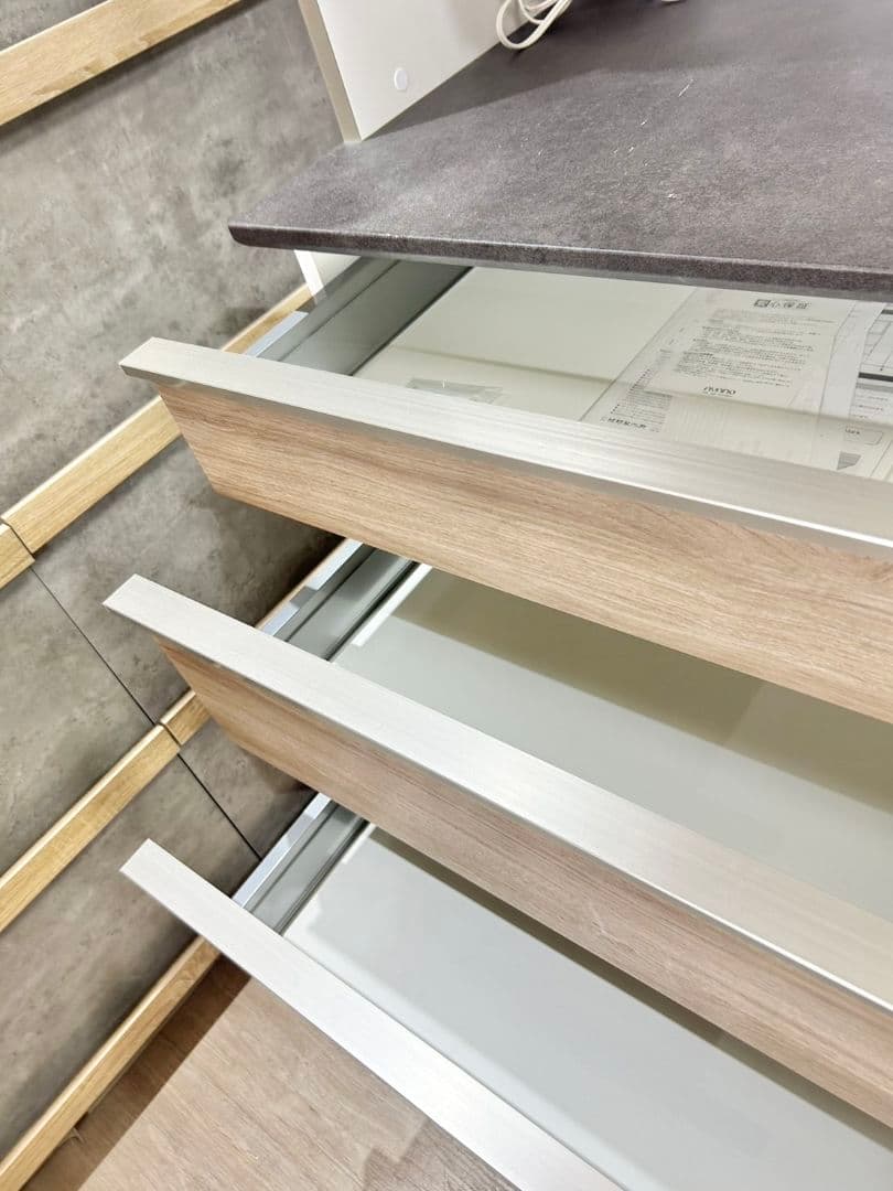 AYANO 綾野製作所 食器棚 レンジボード W1400 木目調