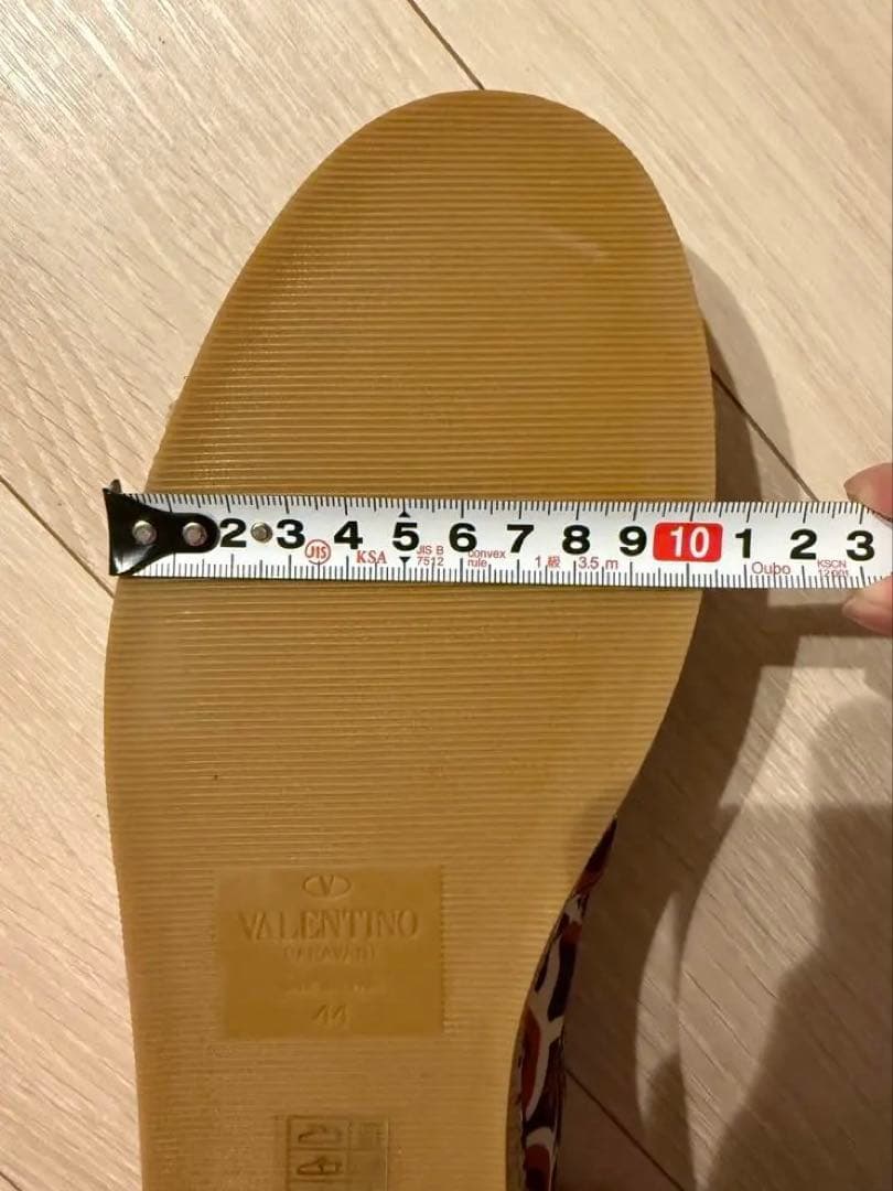 【新品】ヴァレンティノ レザーエスパドリーユ スニーカー