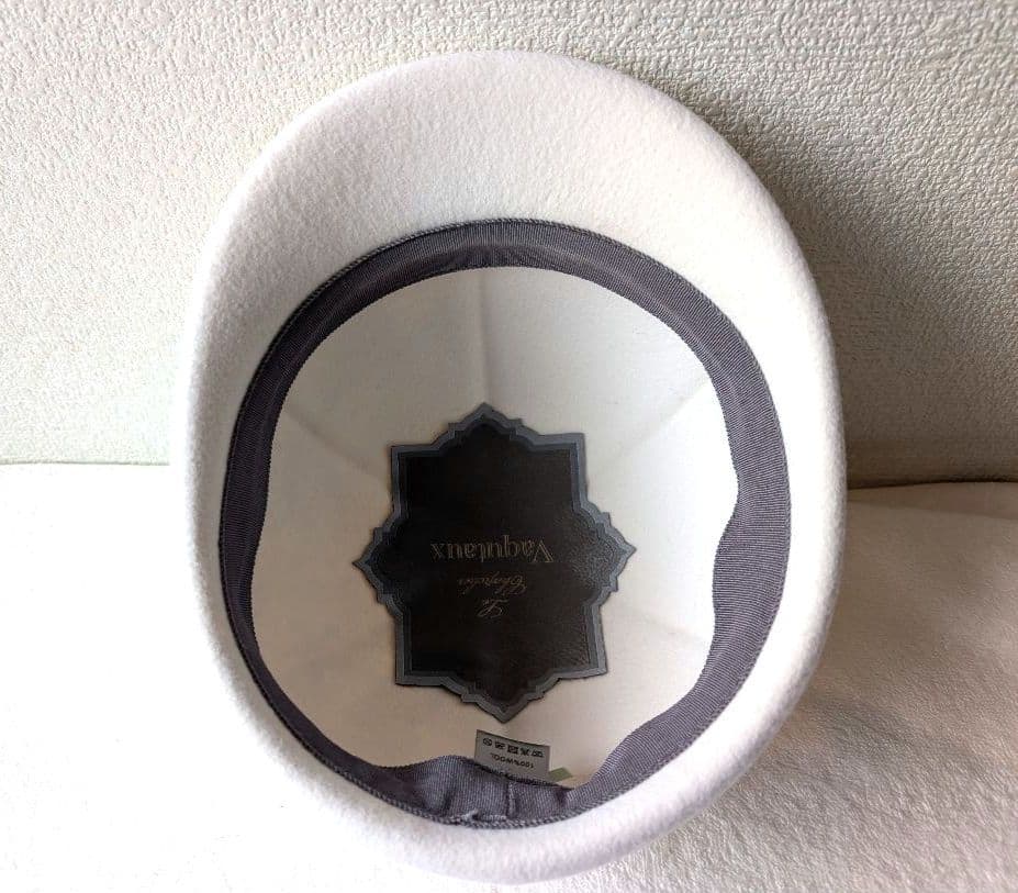 ジョッキーハット　クリーム