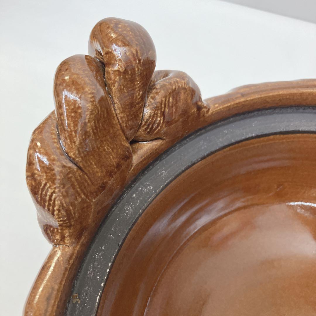 萬古焼 土鍋 アメ秞 未使用