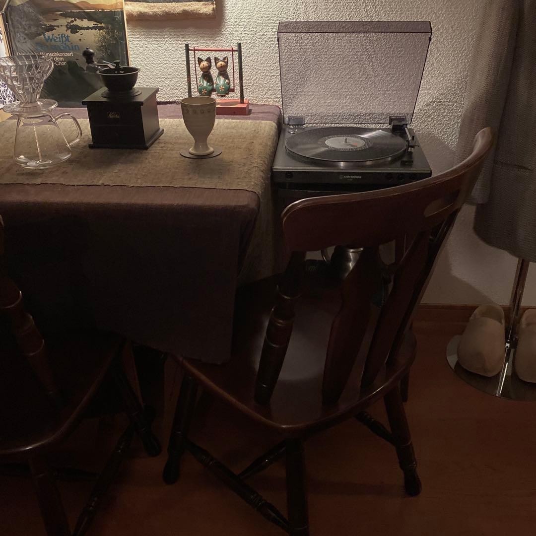 コイズミ KOIZUMI ウインザーチェア ブラウン 木 ダイニングチェア