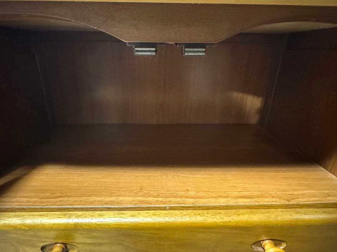 karimoku オールドカリモク キャビネット 木製ガラス扉キャビネット