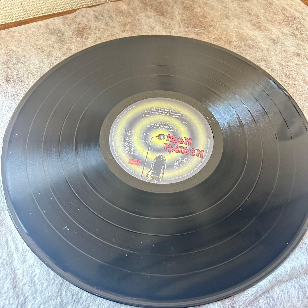 洋楽 IRON MAIDEN The Number of the Beast LP