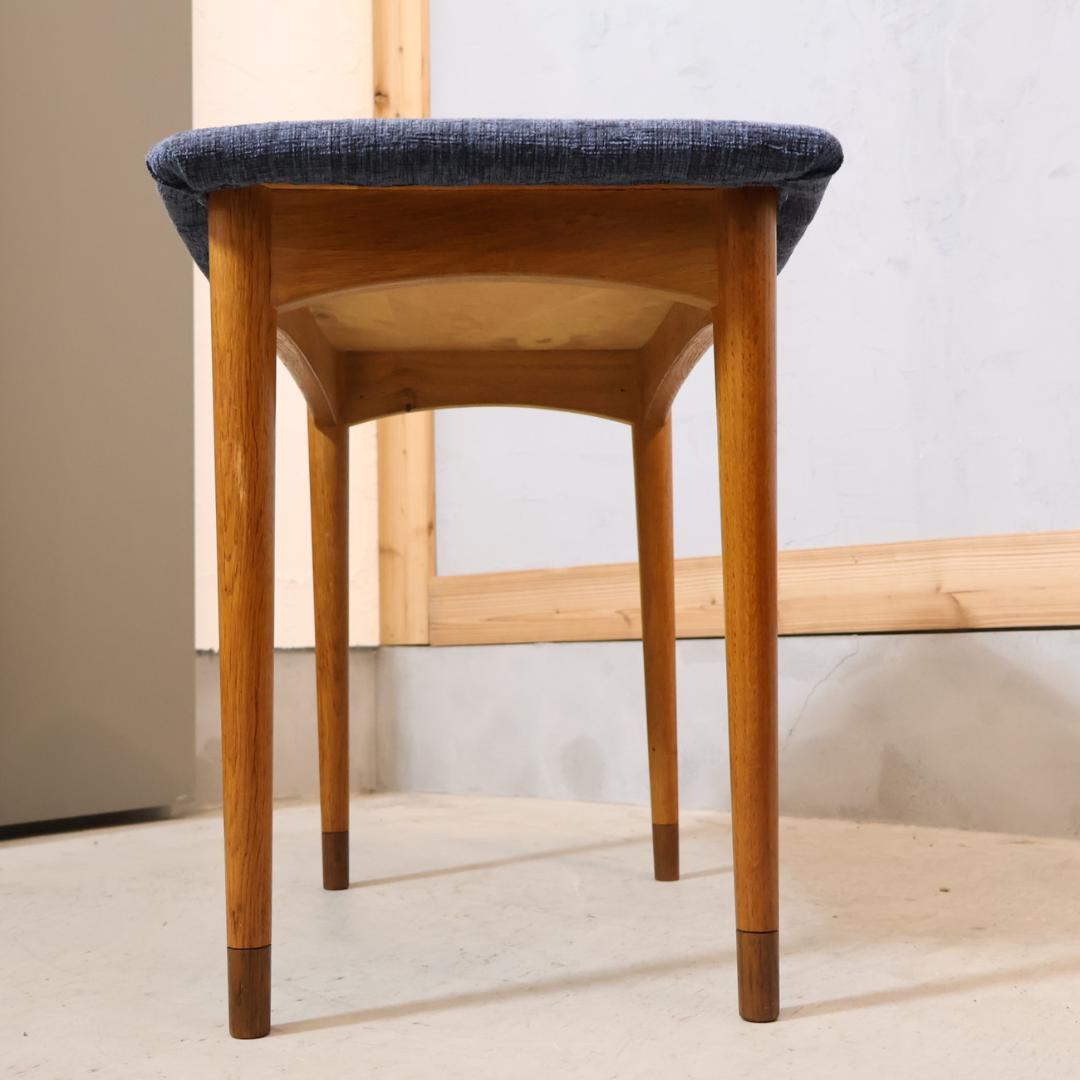 デンマーク チーク材 スツール ヴィンテージ 腰掛椅子 シンプル コンパクト