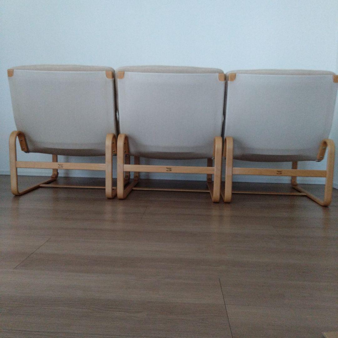 天童木工　ブルーノマットソン　イージーチェア ３シーター ②