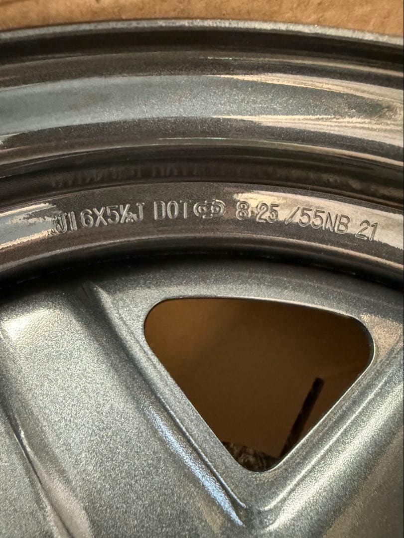 ジムニー　純正　鉄ホイール　16インチ　新車外し品　4本セット