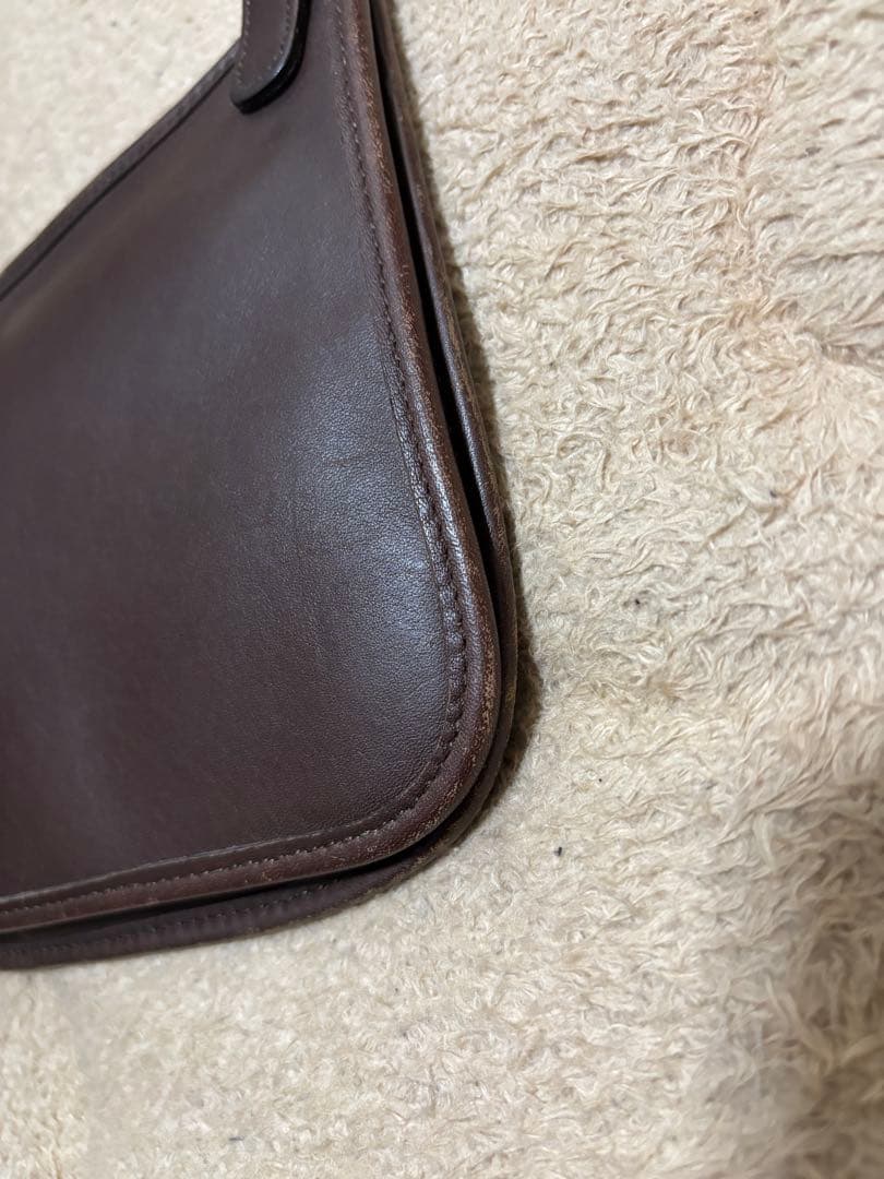 OLD COACH レザーショルダーバッグ オールドコーチ レザーポシェット