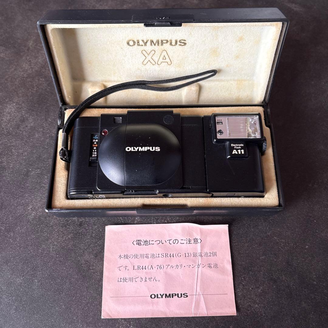 オリンパスXAコンパクトフィルムカメラ