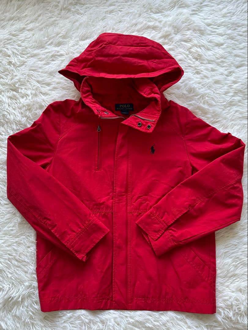 美品 ポロラルフローレンキッズ　フード付ブルゾン　アウター　ジャンパー　150