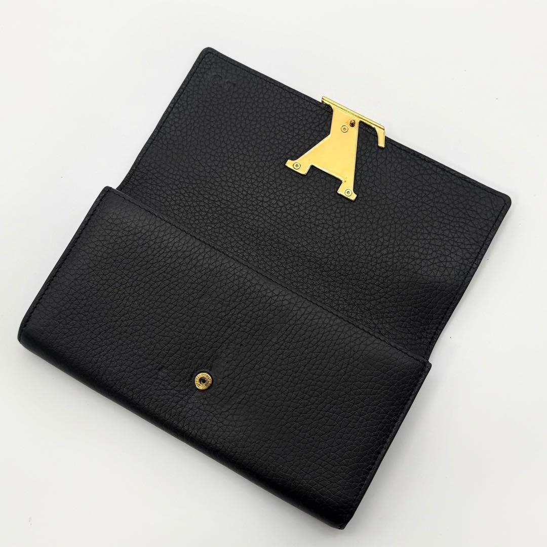 ✨極美品✨ルイヴィトン ポルトフォイユ カプシーヌ 長財布 ノワール ブラック