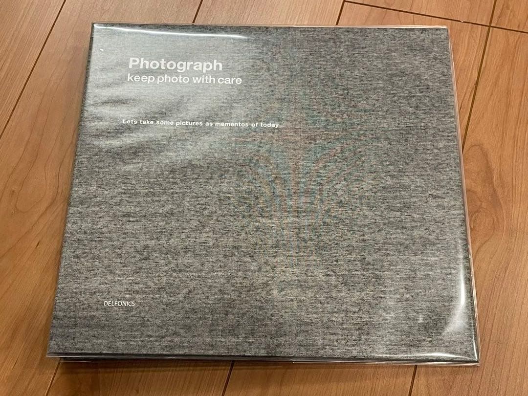 クリスマスプライス DELFONICS フォトアルバム グレー 、麻2冊セット
