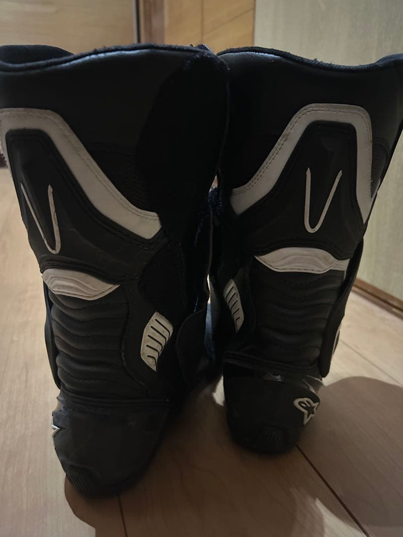 Alpinestars SMX-6 バイクブーツ ブラック/ホワイト 早い者勝ち