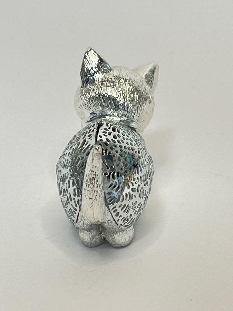 【美品】クリストフル リュミエール コレクション 猫 子猫 クリストフルシルバー