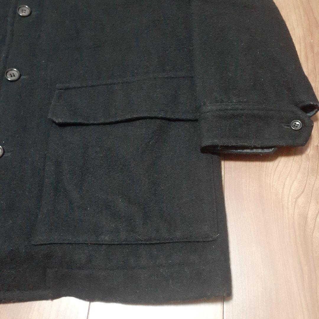 COMME des GARCONSハーフコート、サイズM、色ブラック。