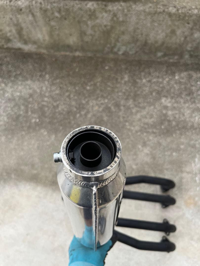 美品　XJR400 4HM ミスティ　ミッドナイトモナカマフラー