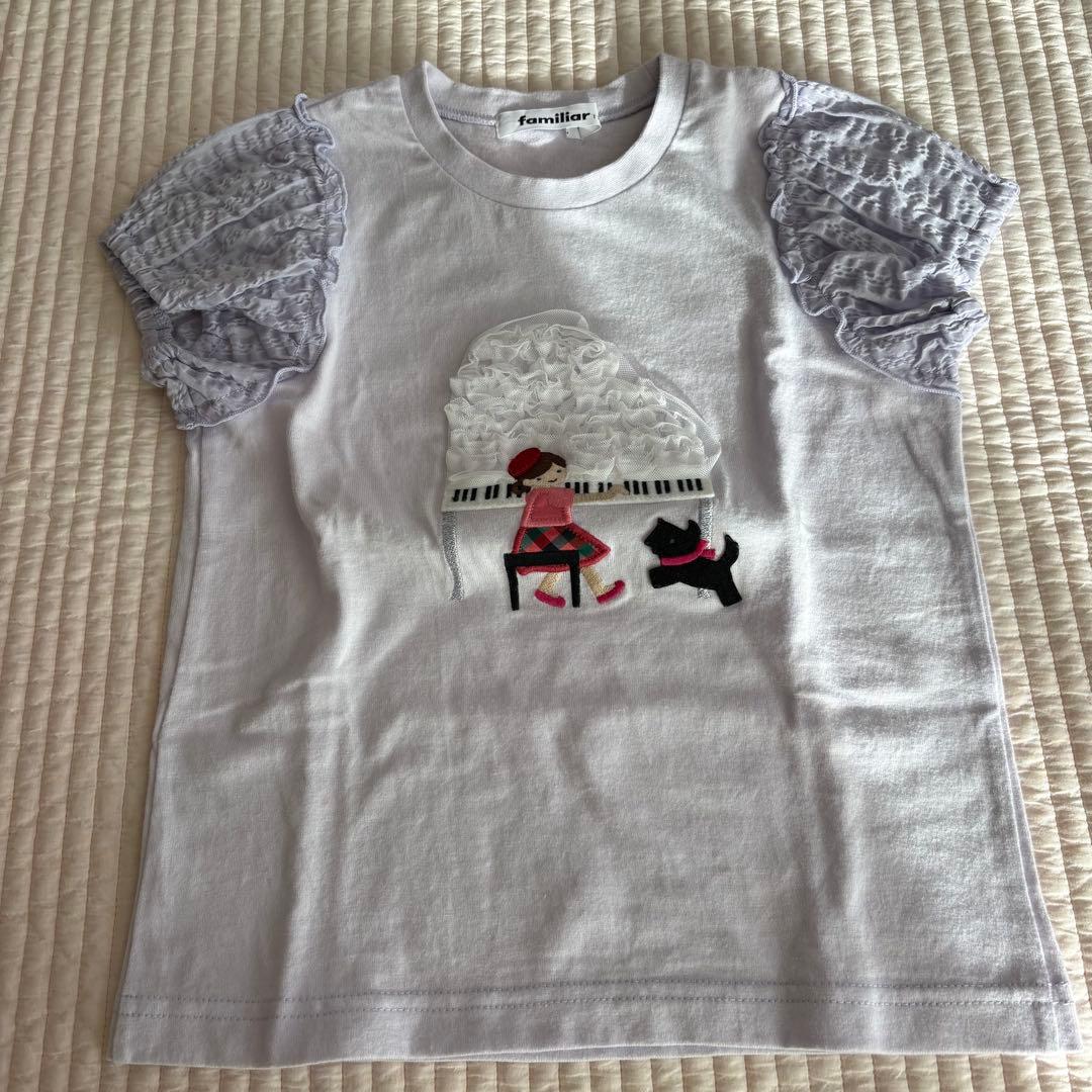美品　ファミリア　Tシャツ・キュロット　110・100