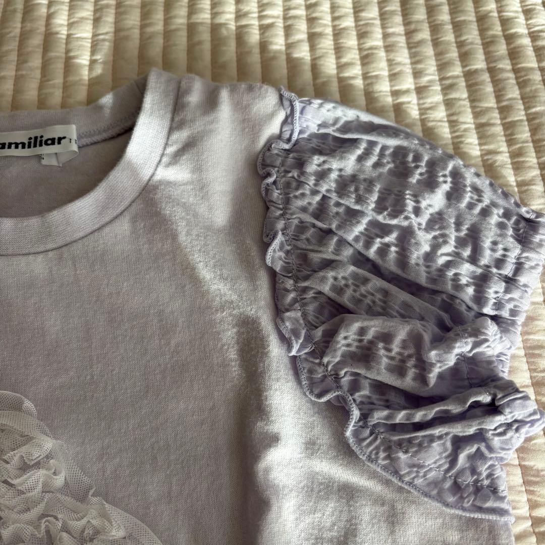 美品　ファミリア　Tシャツ・キュロット　110・100