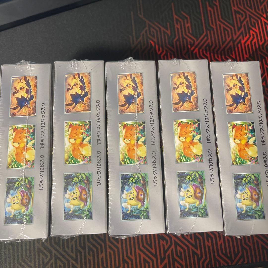 ポケモンカード シャイニートレジャーex 未開封 BOX 5箱 シュリンク付き