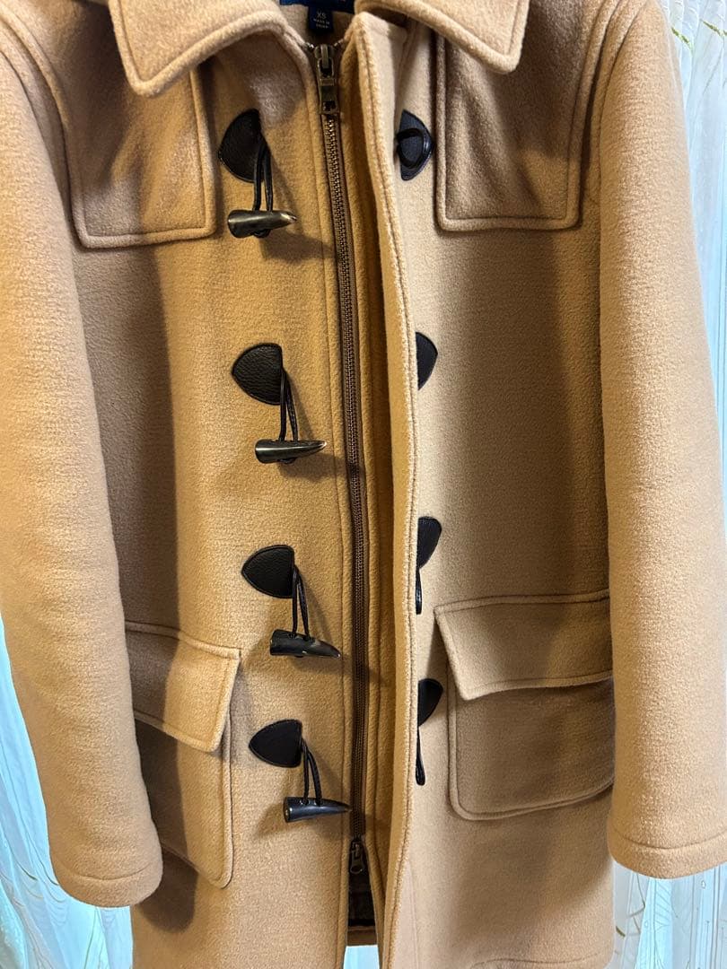美品 ブルックスブラザーズ ダッフルコート ベージュ キャメル サイズＸＳ