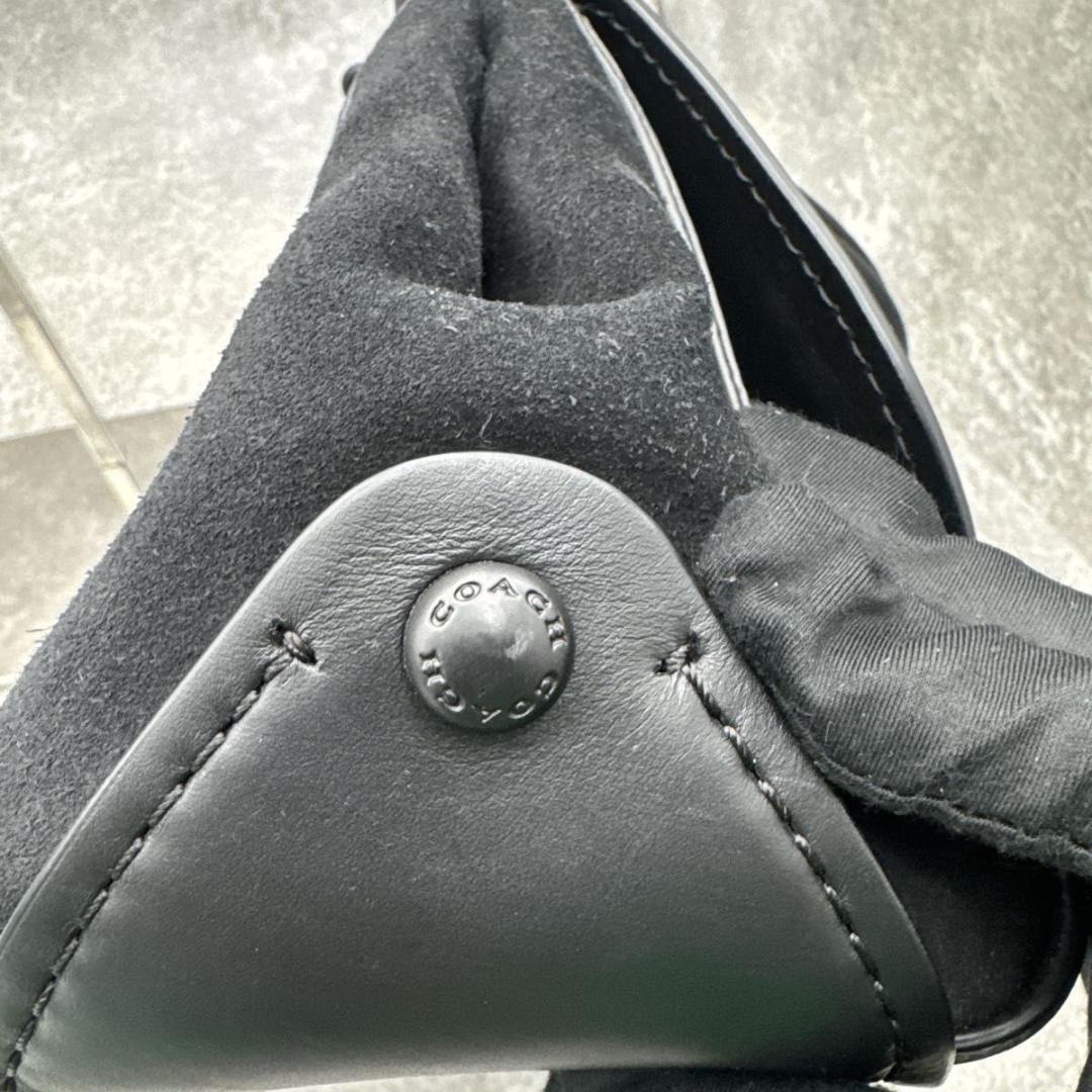 美品　コーチ　ドリフター　ターンロック　2way　ブラック　38389
