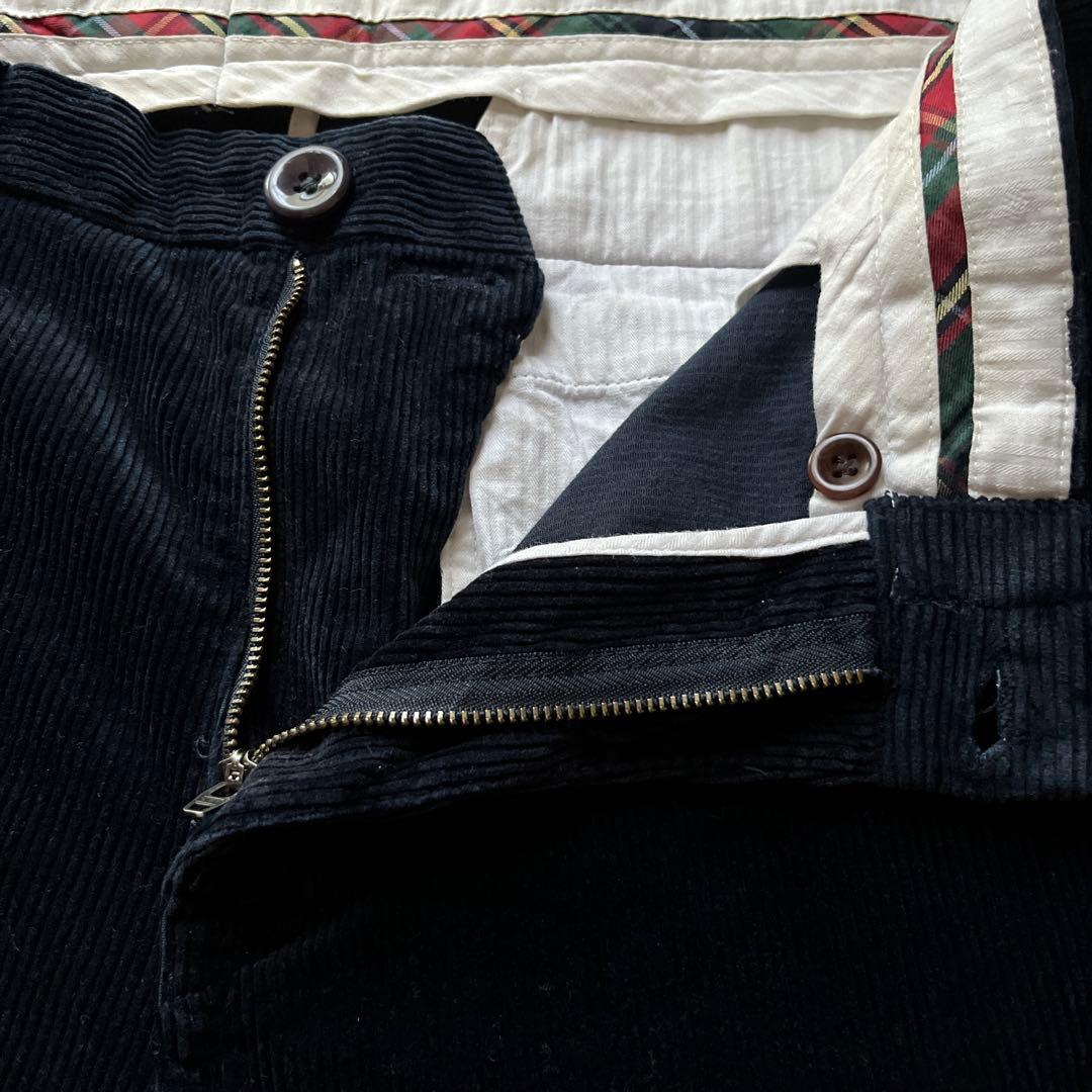 Polo Ralph Lauren コーデュロイパンツ 濃紺 38×36 ダブル