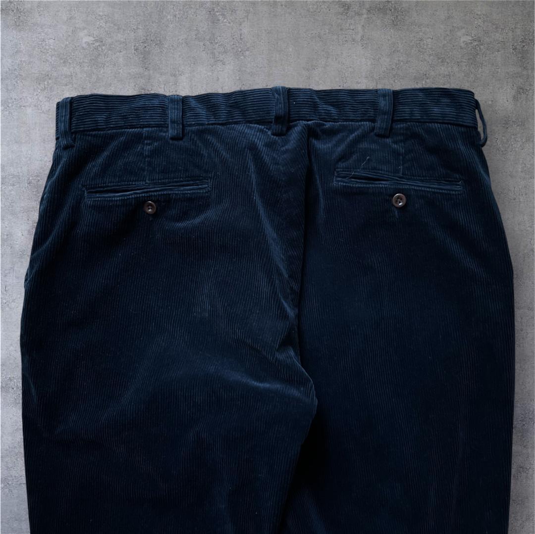 Polo Ralph Lauren コーデュロイパンツ 濃紺 38×36 ダブル