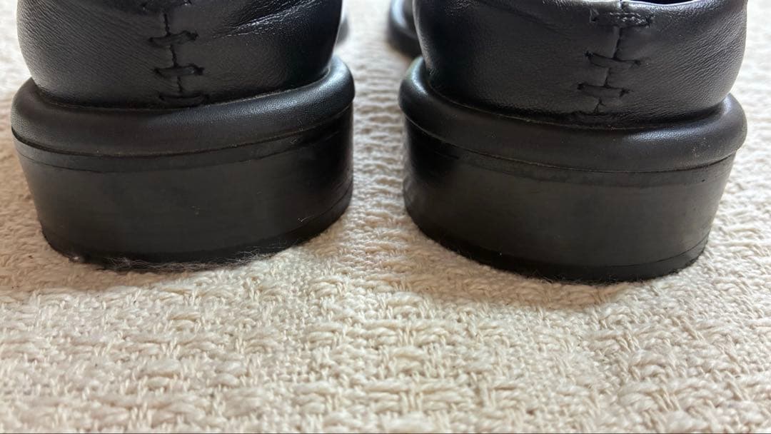 靴 TODAYFUL slide leather shoes 38