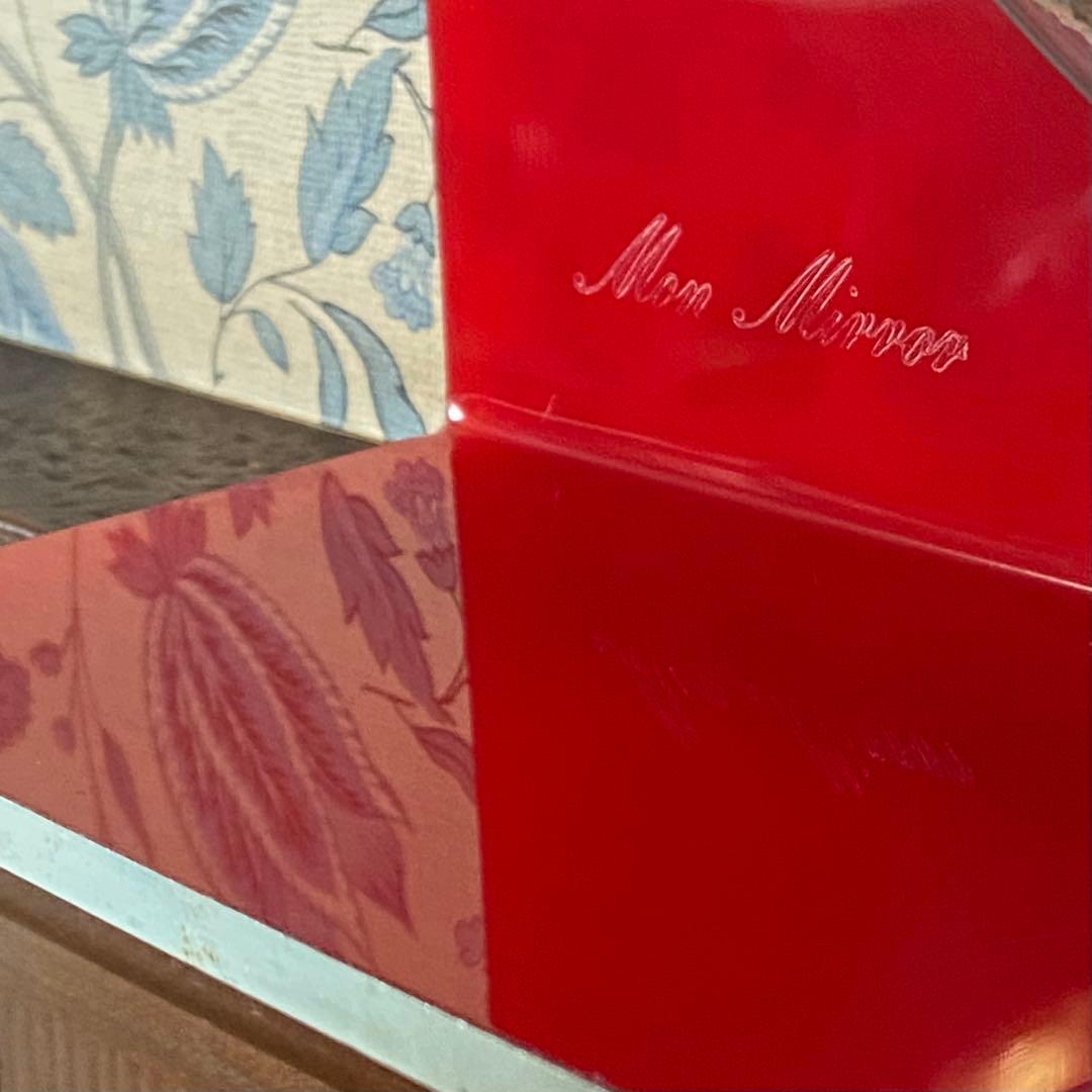 スペースエイジ　壁掛け鏡　´70s ミッドセンチュリー　希少