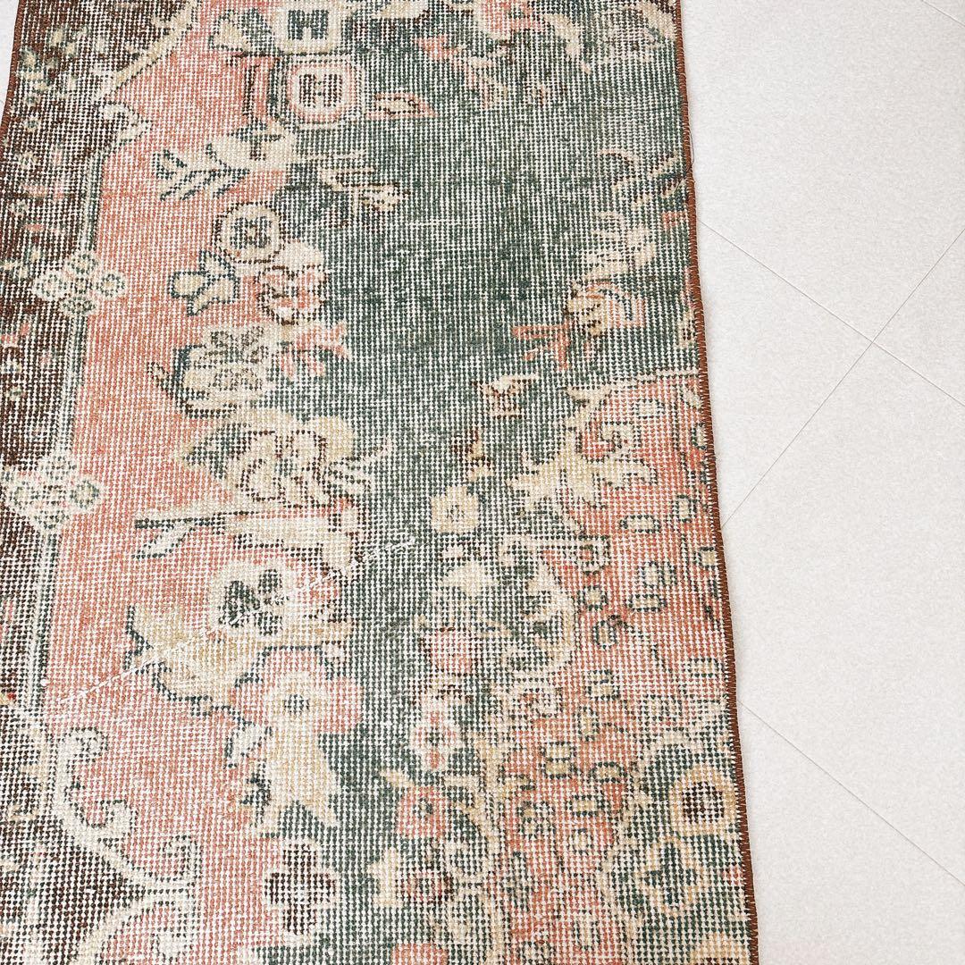 トルコ　ヴィンテージラグ　ランナーラグ