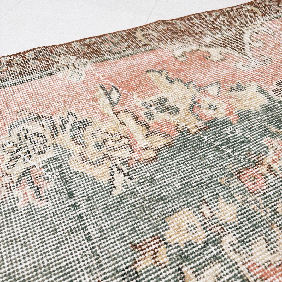 トルコ　ヴィンテージラグ　ランナーラグ