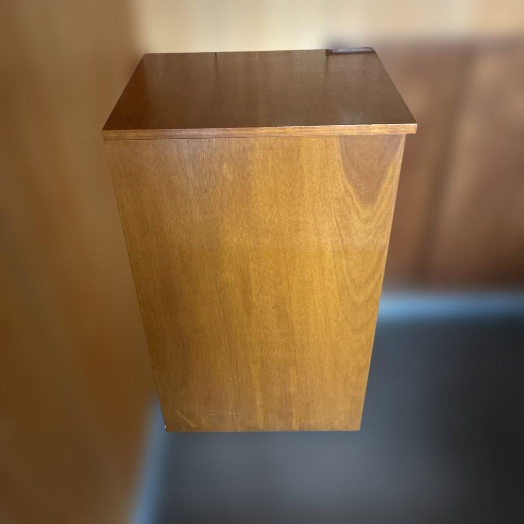 木製オープンシェルフ 4段 引き出し付き