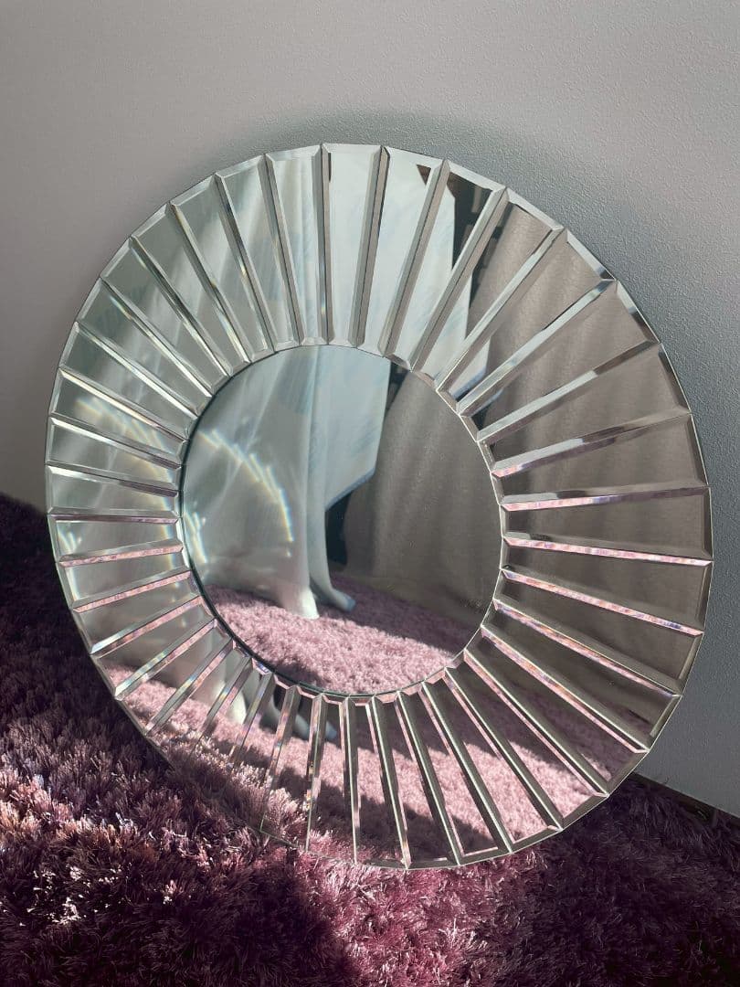 【美品】ZARA  ザラホーム ウォールミラー 壁掛け鏡 円型