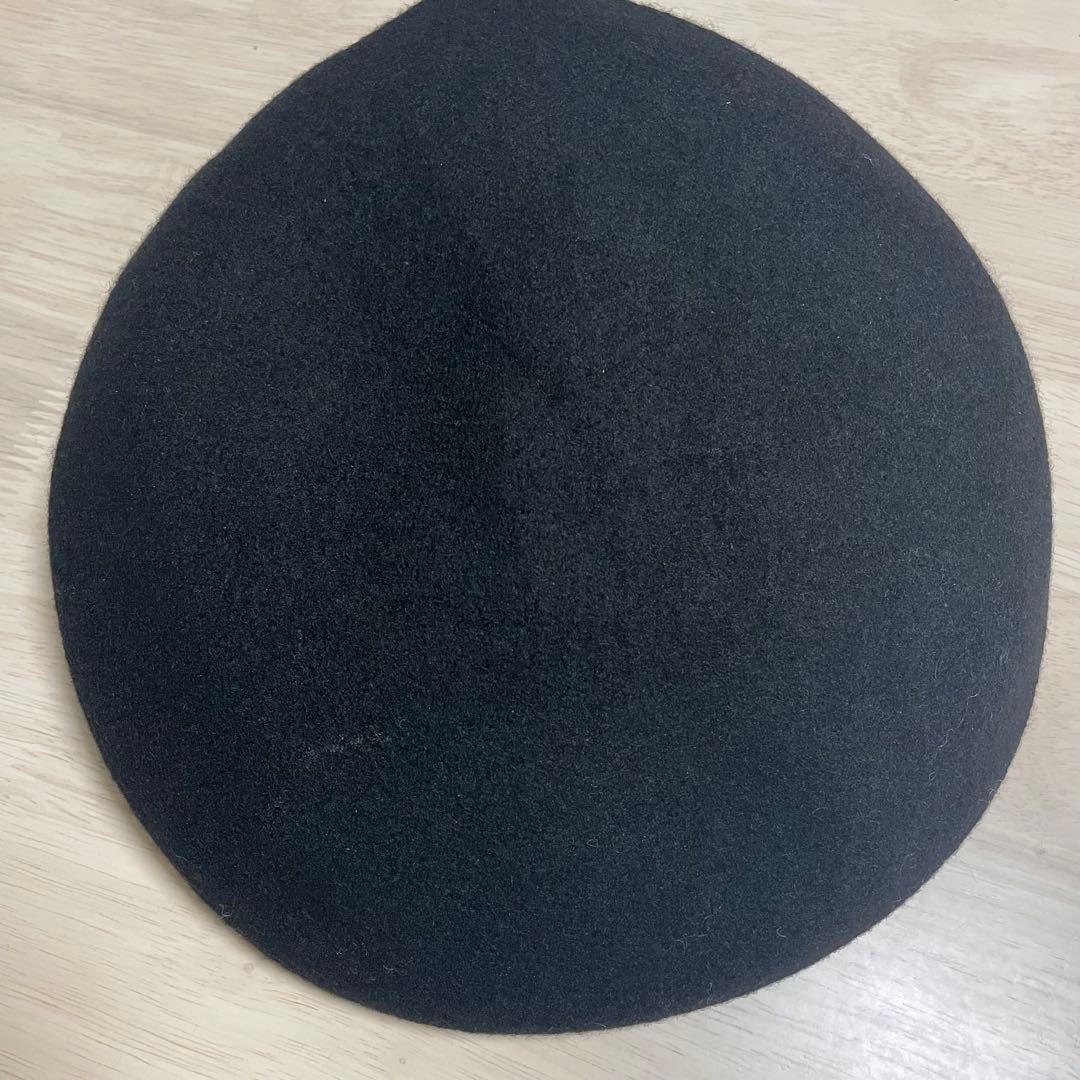 カシラ　ベレー帽　黒
