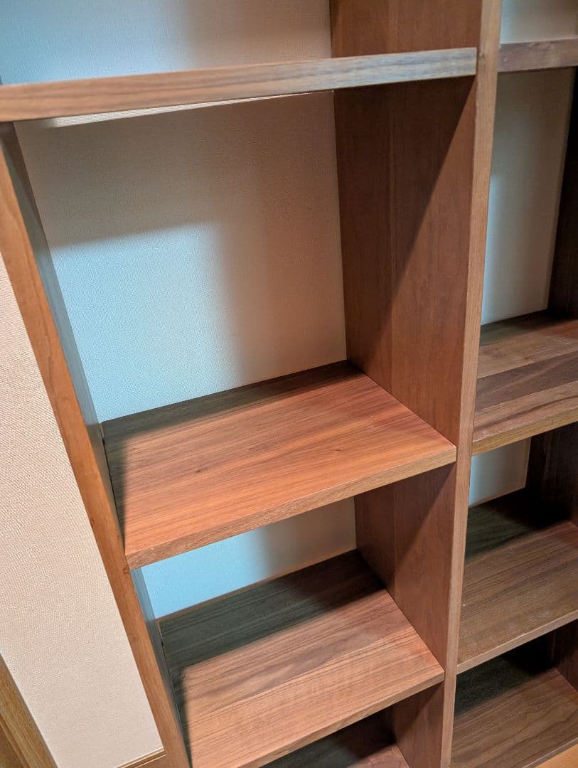 《送料込》無印良品 スタッキングシェルフ 5×2 ウォールナット 棚 木製家具