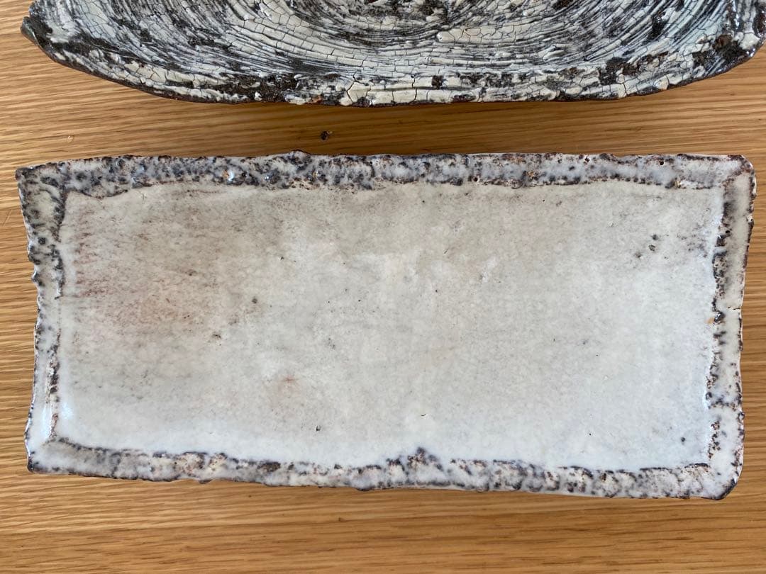 中川自然坊　鮮唐津長皿、粉引竹長皿、刷毛目唐津長皿　3枚　バラ売り可