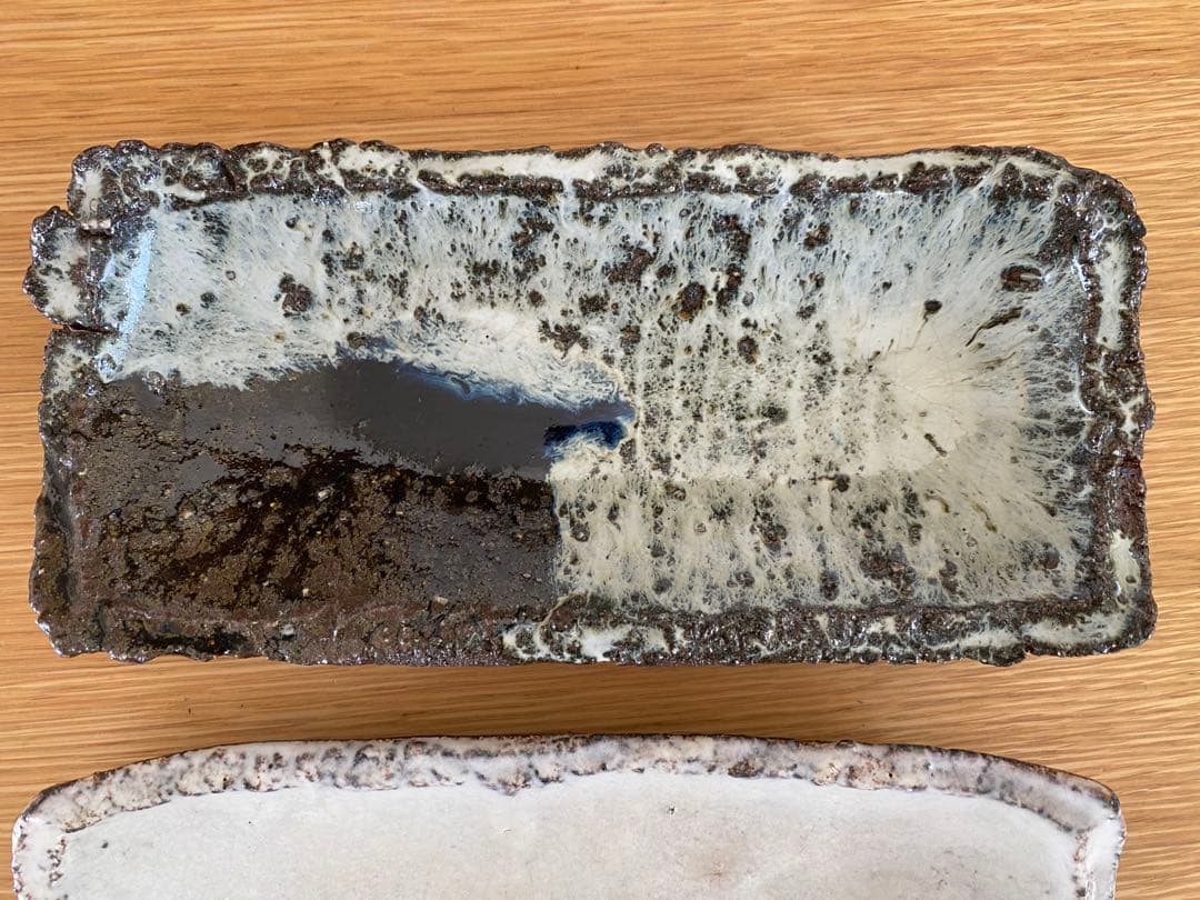 中川自然坊　鮮唐津長皿、粉引竹長皿、刷毛目唐津長皿　3枚　バラ売り可