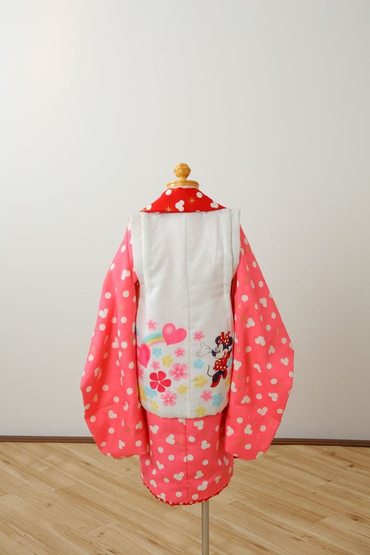 ミニーちゃん❗️着物❗️被布❗️七五三❗️3歳